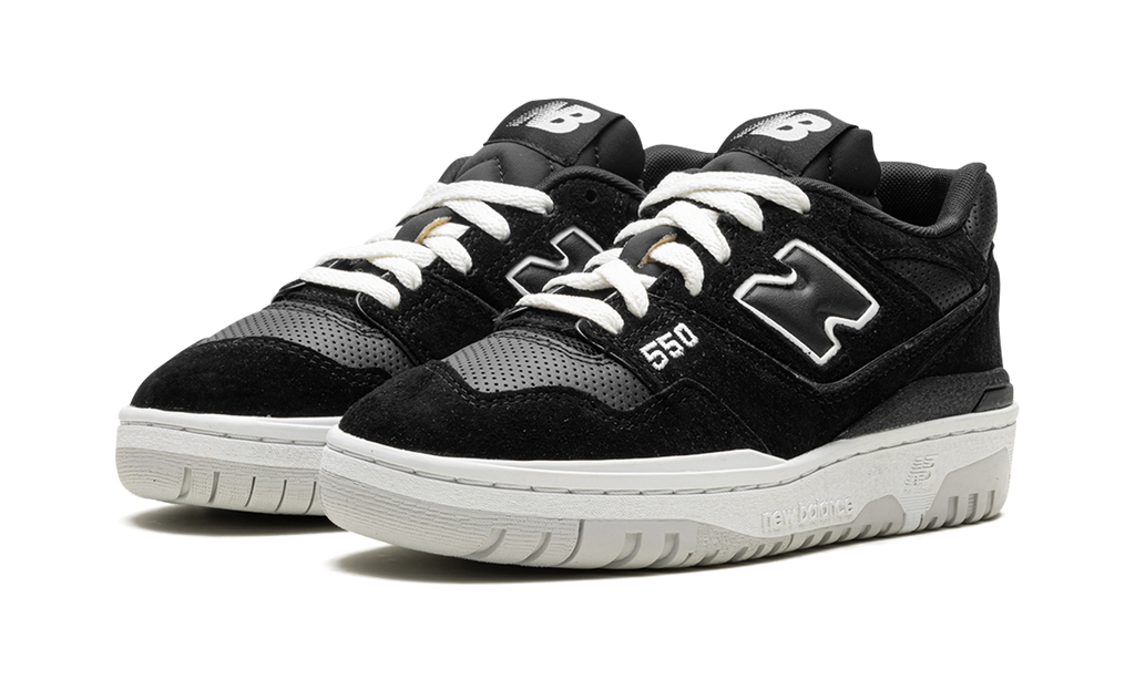 New Balance 550 Black Suede