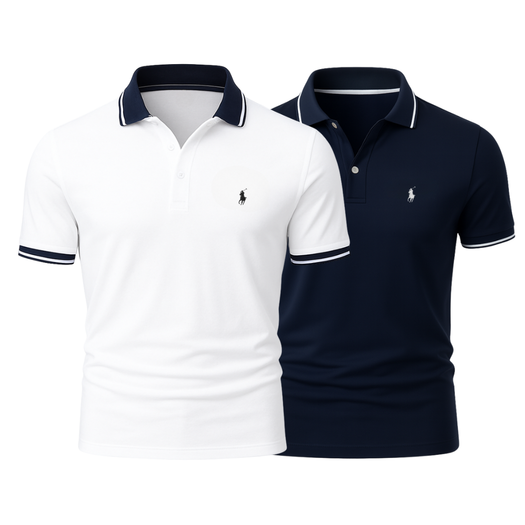 (BUY 1, GET 2) - Premiere Polo Shirt Kit – Professional Line (2-Pack)