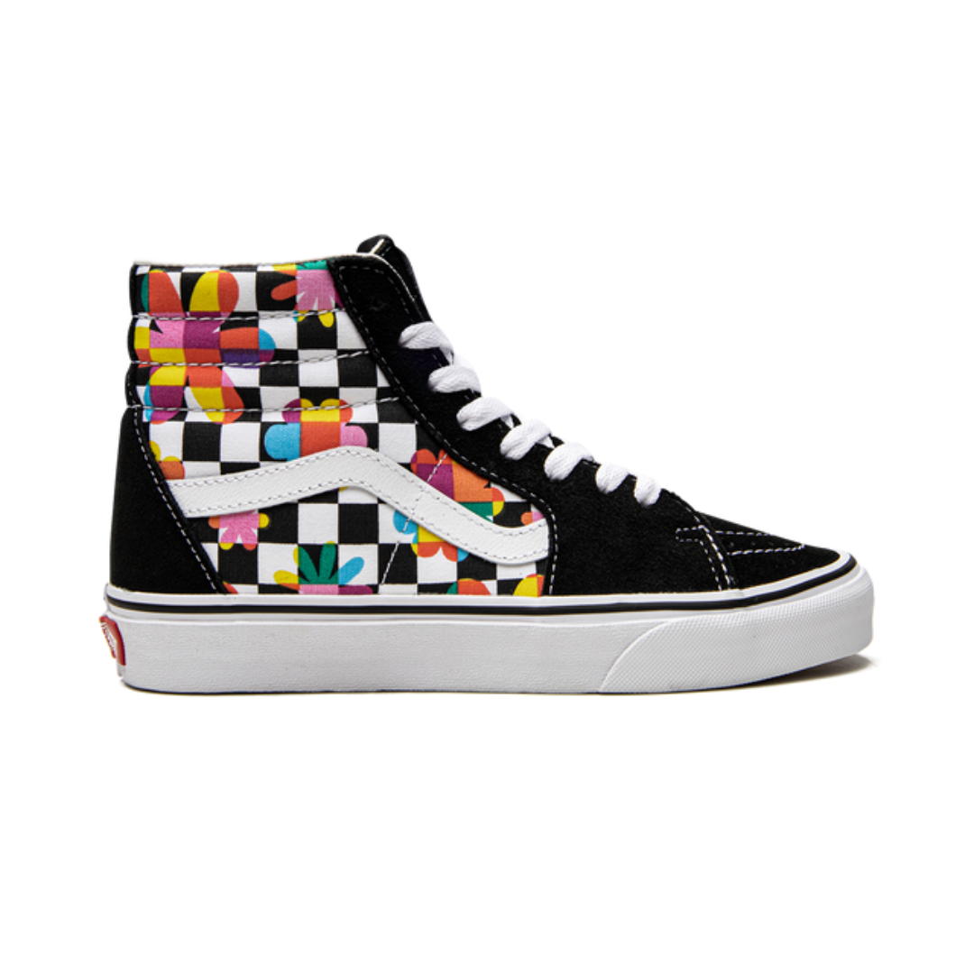 Vans SK8-Hi "Floral Checkerboard"