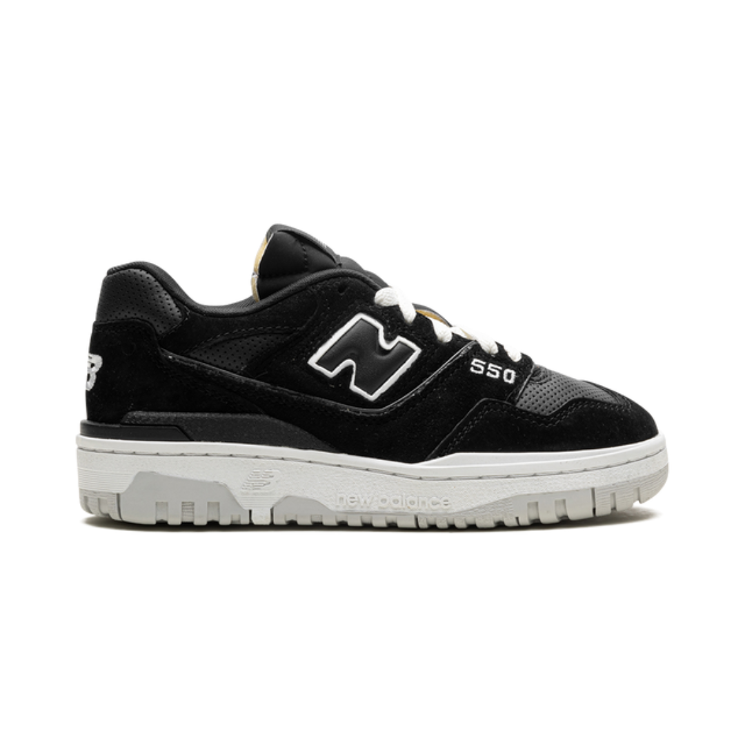 New Balance 550 Black Suede