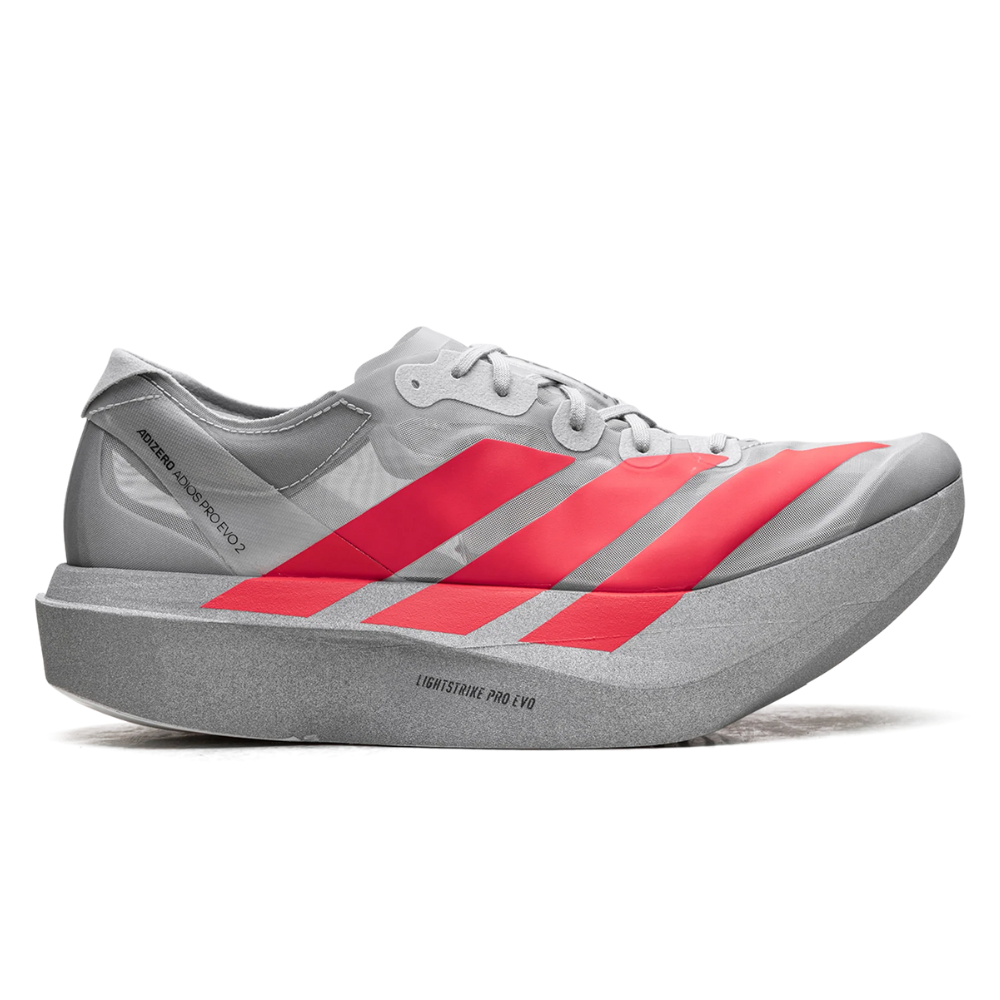 Adidas Adizero Adios Pro EVO 2 "Silver Metallic/Lucid Red/Grey Two"