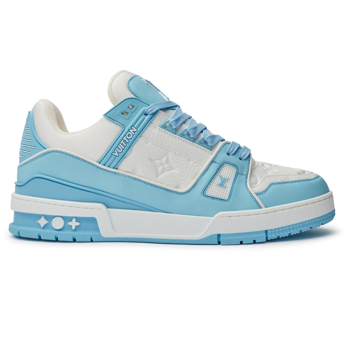 LV Monogram White Sky Blue Sneaker